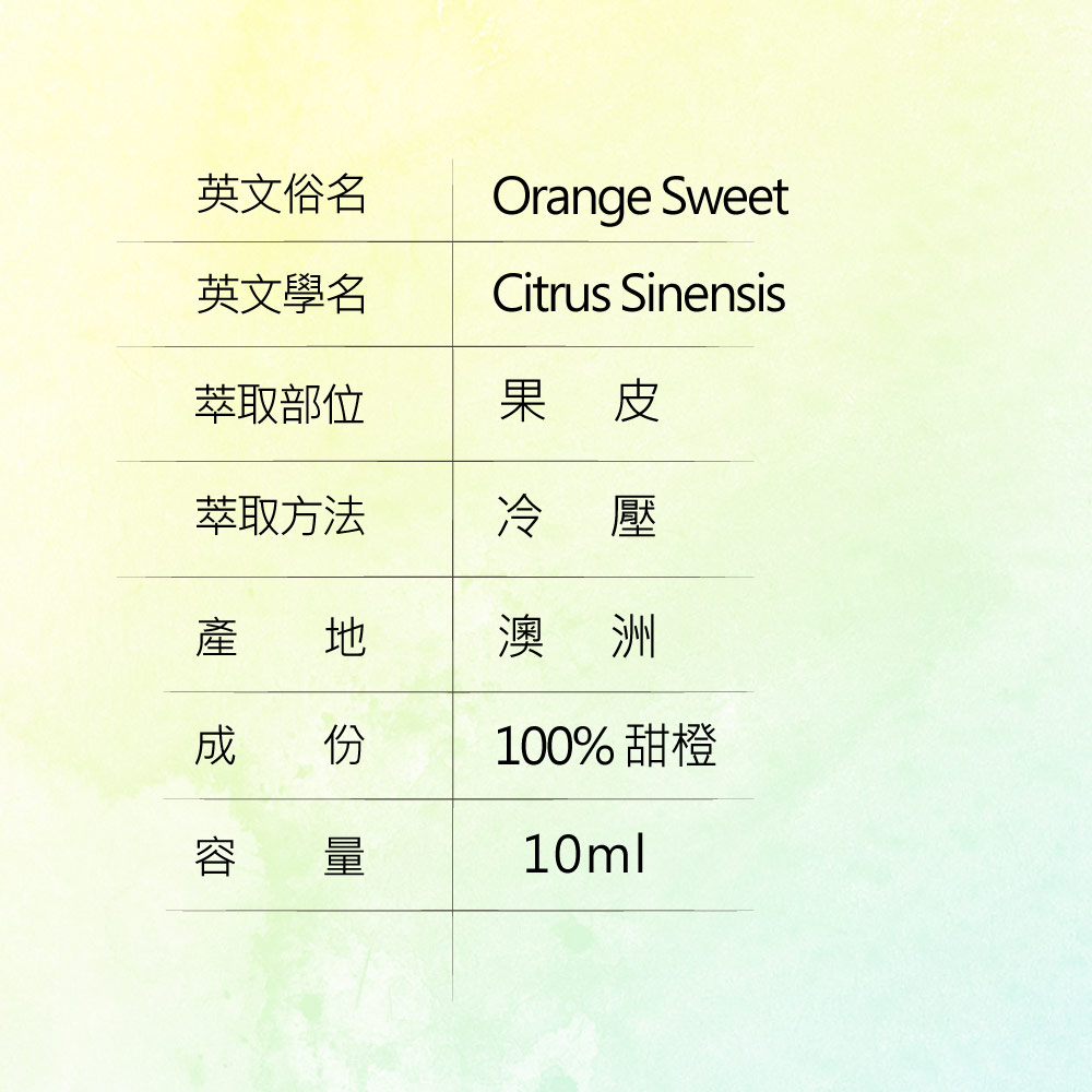 甜橙精油，產地巴西