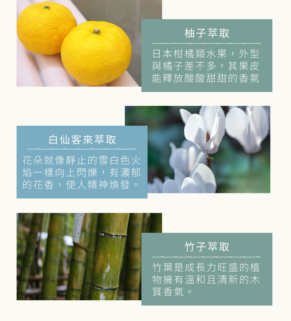 以植物萃取精華，調和出充滿活力的香氣為日常生活注入無限可能