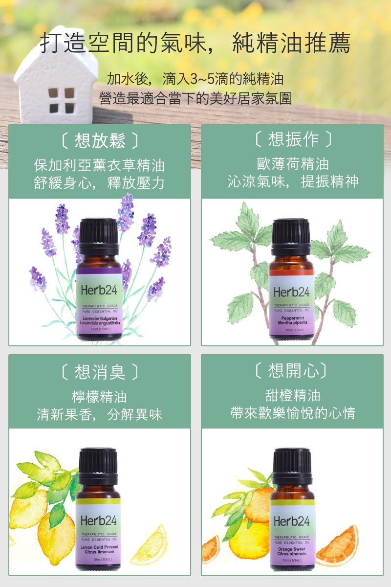 打造空間氣味，純精油推薦
