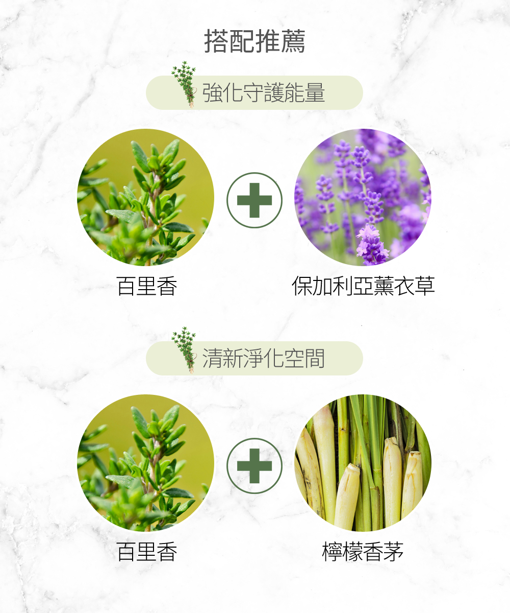 百里香建議搭配精油