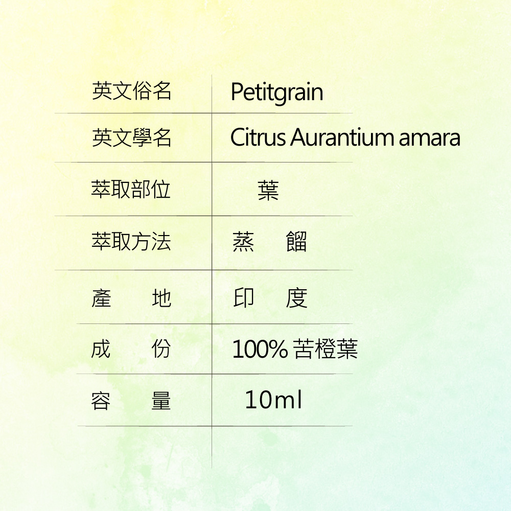 苦橙業精油，產地印度
