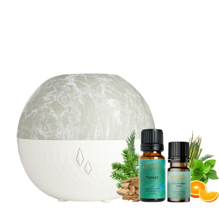 Herb24 月光高頻負離子水氧機３件組 ( 森森不息10ml、平衡食感5ml)