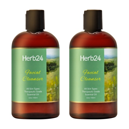 Herb24 平衡修護潔膚乳２件組－ 350ml × 2