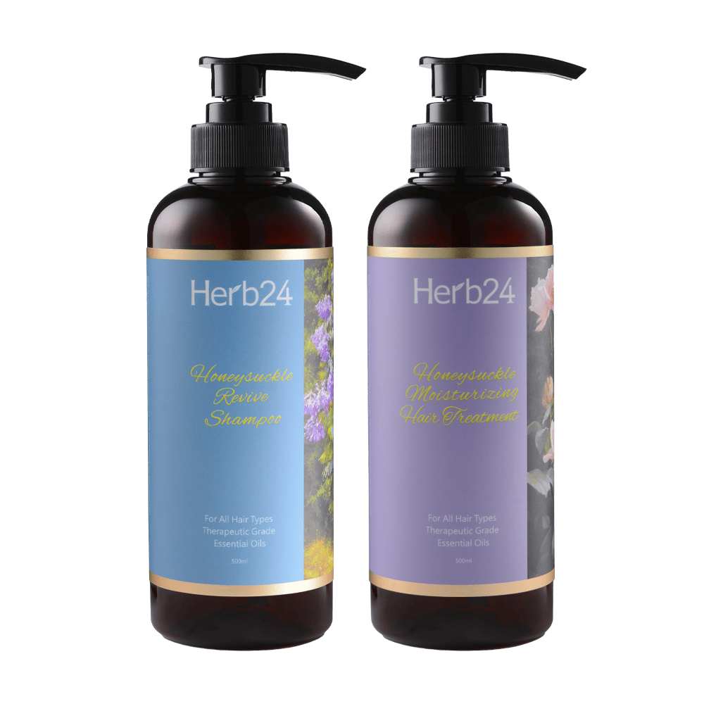 Herb24 忍冬柔順光澤洗護組 (洗髮精500ml+護髮乳500ml)