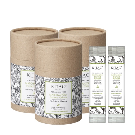 KITAO MATCHA 抹茶酵素洗顏粉 1.2gx30包x3件